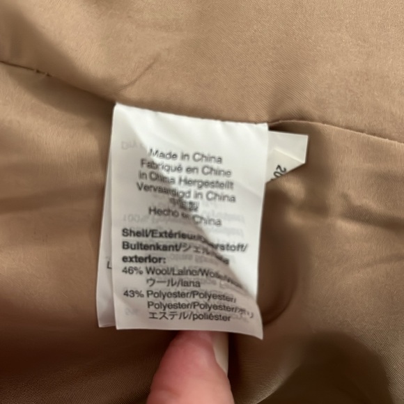 J Crew Mercantile Wool Blend Cocoon Coat - Picture 4 of 4